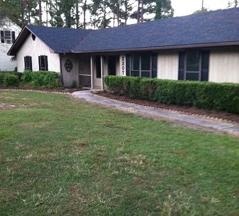 Large yard