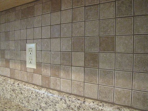 New Tile Backsplash in the kitchen