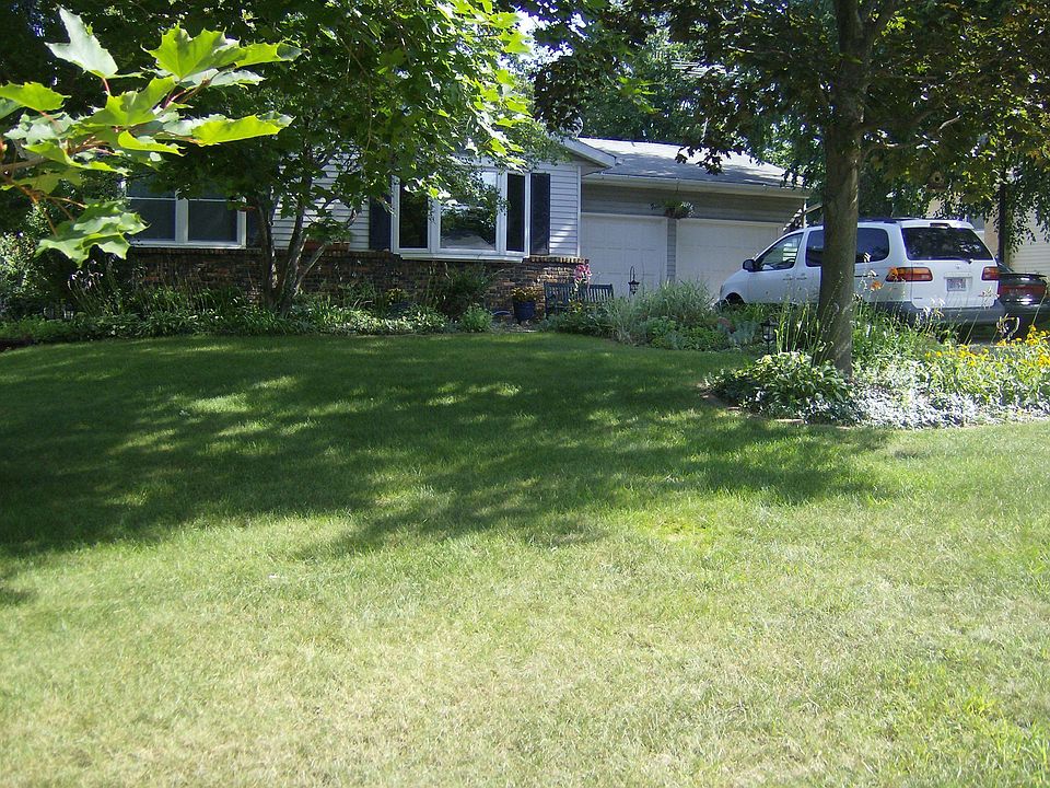 Very nicely landscaped with perennial gardens.