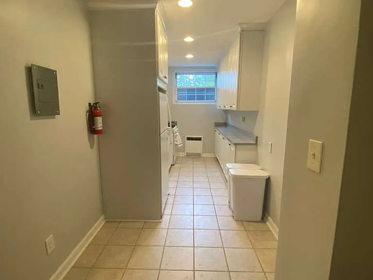 Galley style kitchen