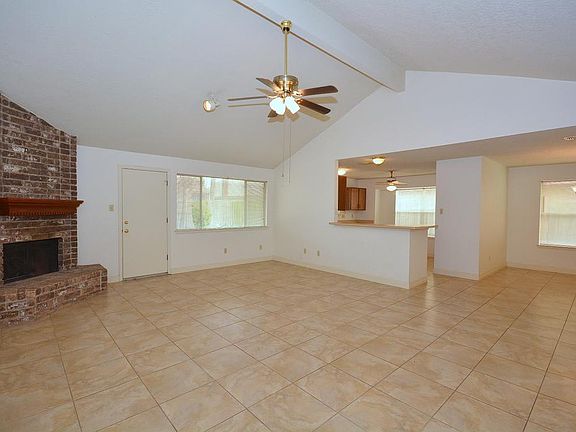 Den is open to the kitchen and dining room!