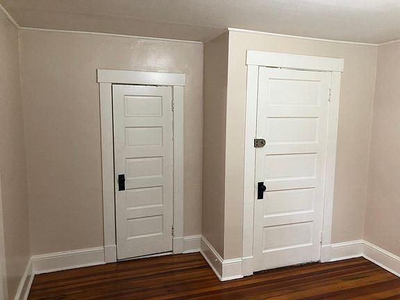Bonus room closet and Front entry door