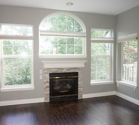 Grand Living Room with Gas Fireplace