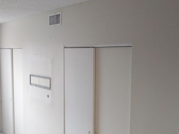 Closet space in master bedroom