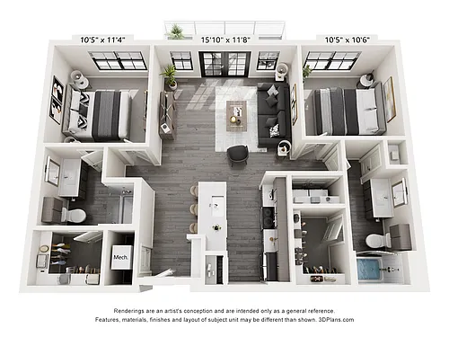 Floor plan Mulberry