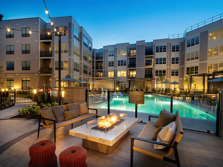 Courtyard and pool