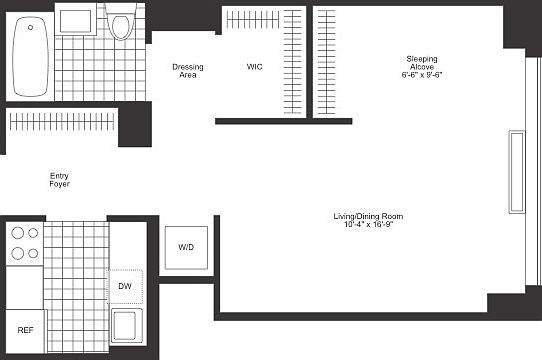 2nd image of 535 W 23rd St APT S11h