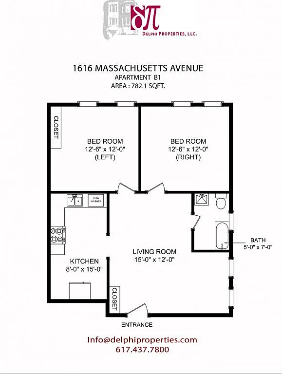 2 bed, 1.0 bath, 782 sqft, $2,900 — Photo 1