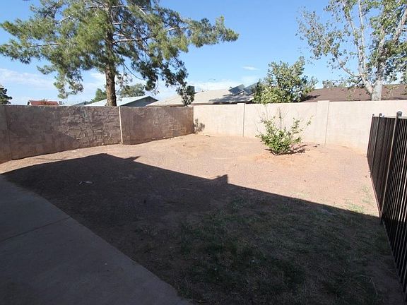 Large backyard