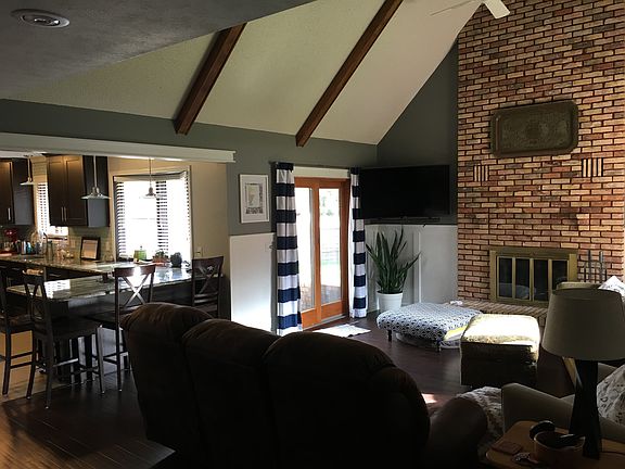 Great room open to kitchen