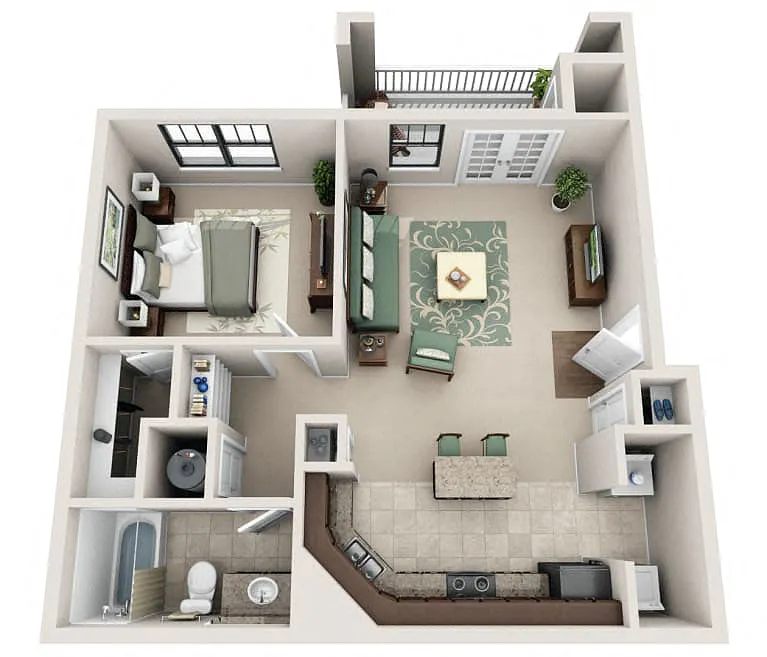 Floor plan Serenity