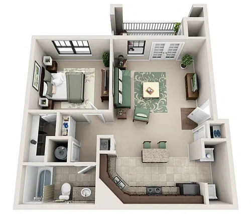 Floor plan Serenity