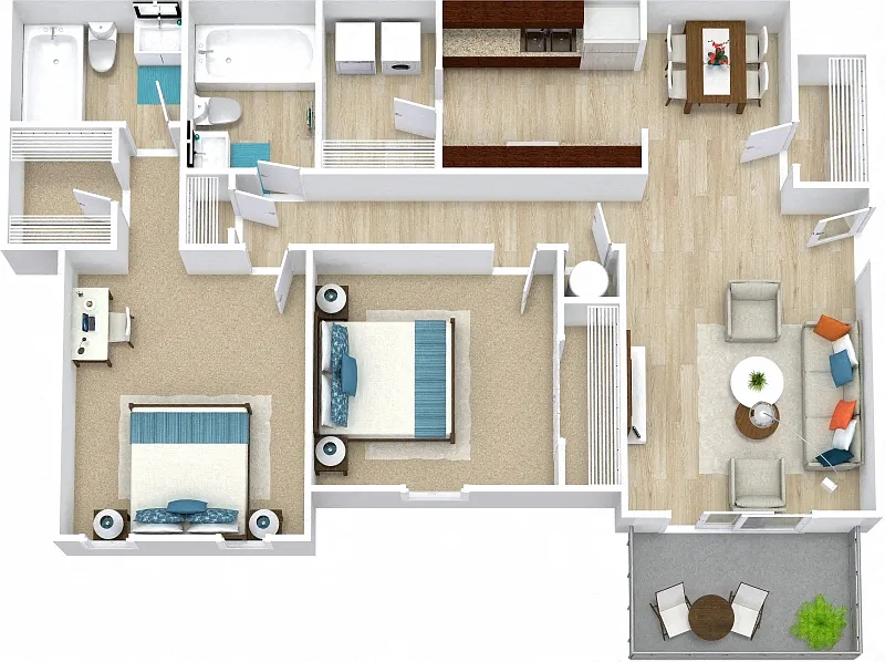 Floor plan B2