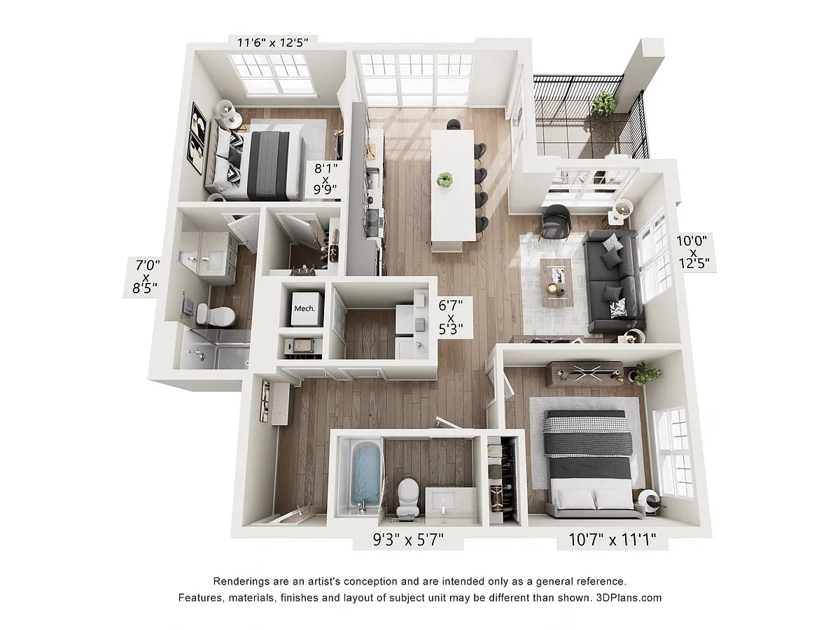Floor plan Kohlman Style E
