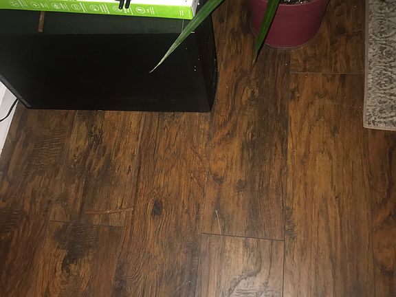 Laminate wood flooring