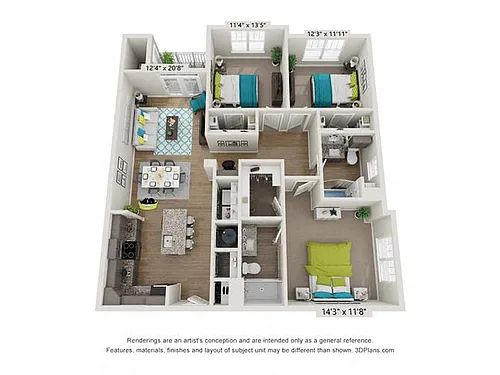 Floor plan Crest