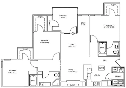Floor plan The Jubilee 2
