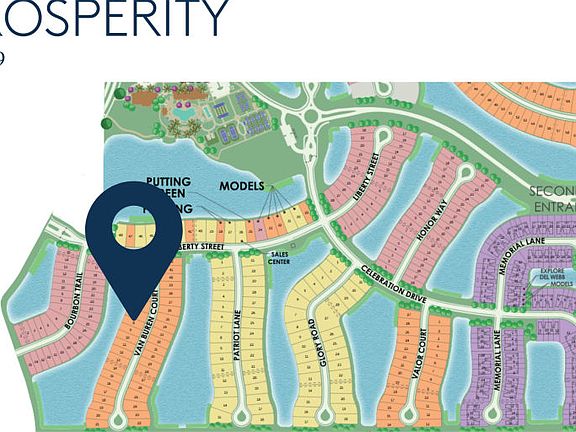 Location of this home within Del Webb Naples