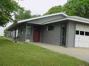 East side of house