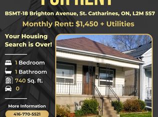 18 Brighton Ave #BASEMENT, Saint Catharines, ON L2M5S7