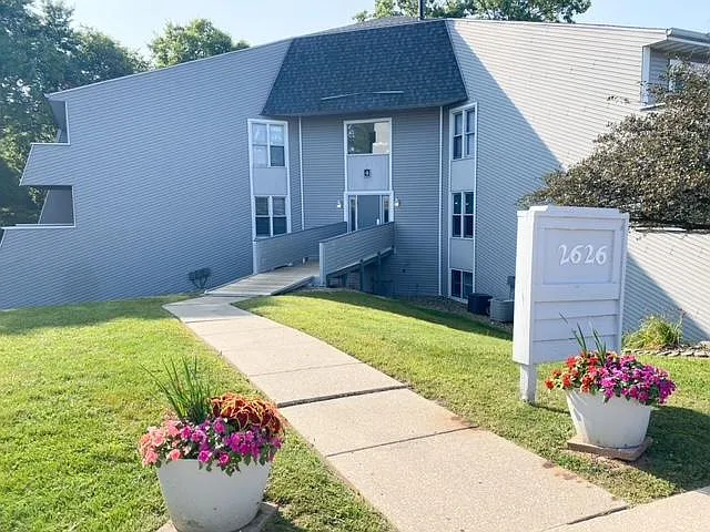 View of building with secured entry.