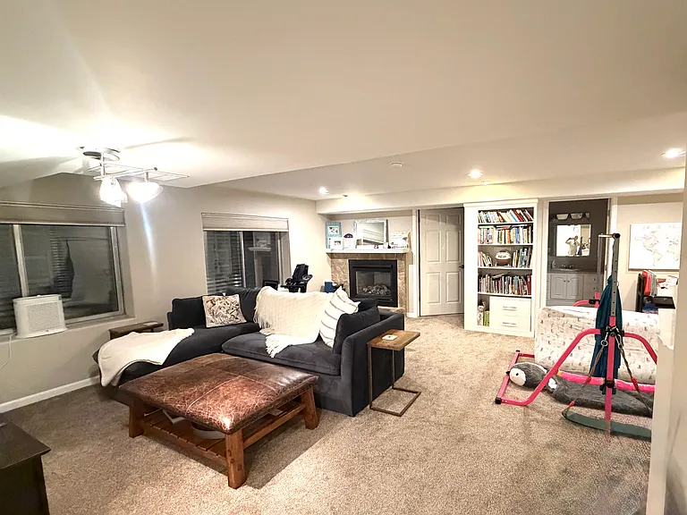 Basement family room or office plus 4th BR and bath