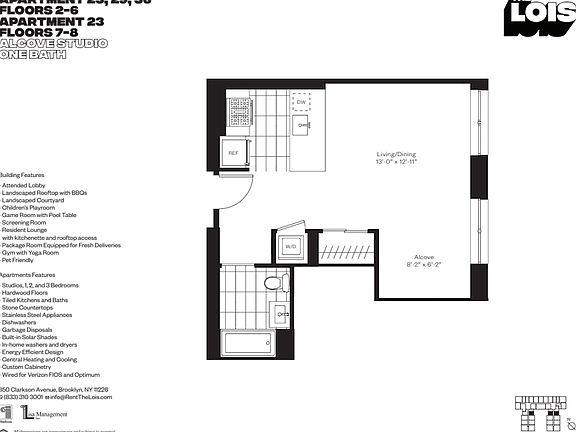 2nd image of 350 Clarkson Ave APT 623