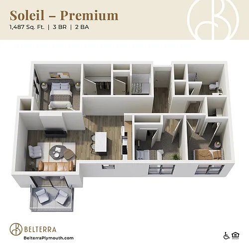 Floor plan Soleil - Affordable
