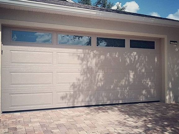 Insulated garage door