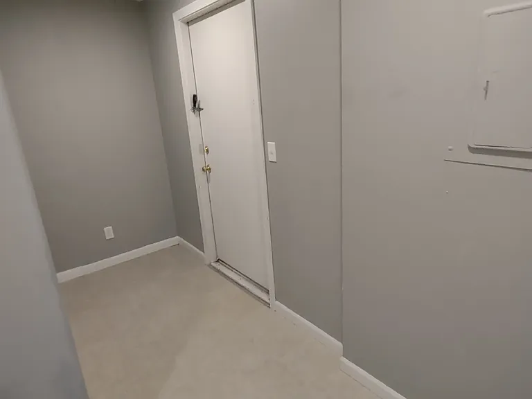 Storage area in Laundry room