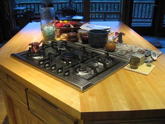 5 burner stove top