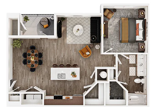 Floor plan A2a The Grove-A