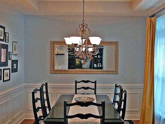 Dining Room with double tray ceiling