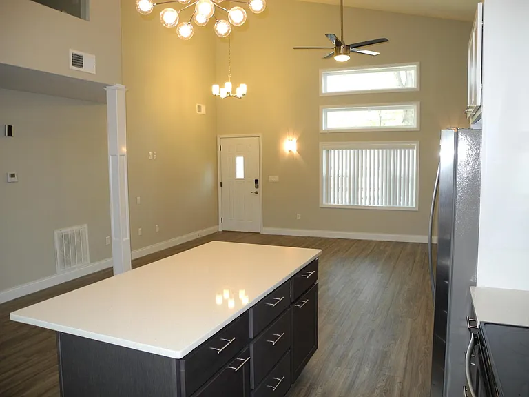 Enjoy entertaining in the open living room and kitchen