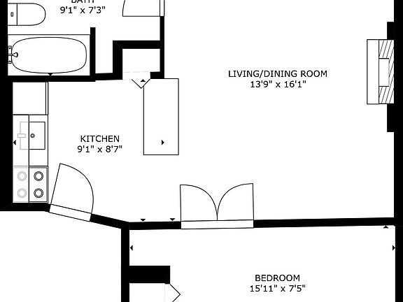 2nd image of 503 E 6th St APT 4F