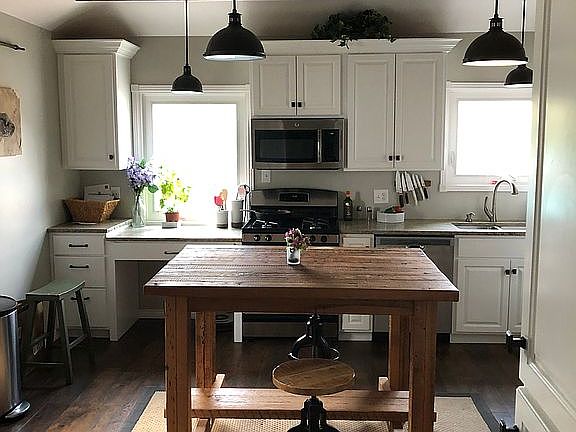 Kitchen with custom cabinets