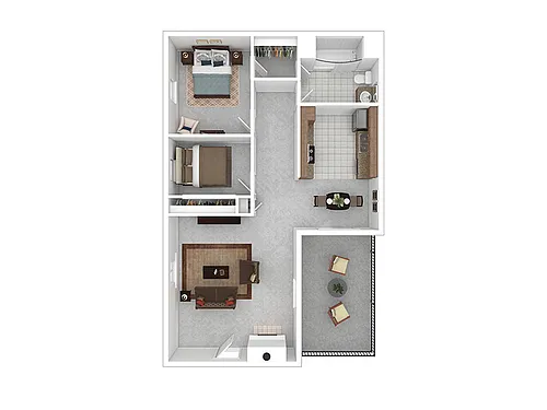 Floor plan 2X1 F