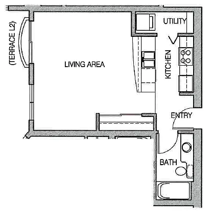 Floor plan Studio A3