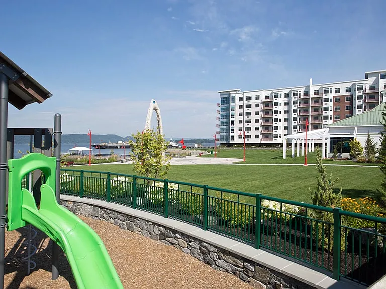 Harbor Square is located in a beautiful park setting