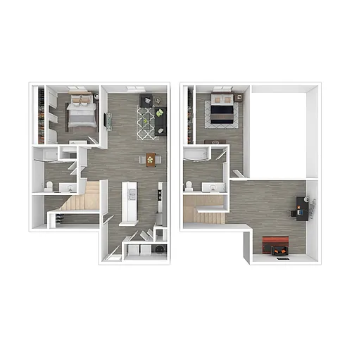Floor plan 2X2-1100