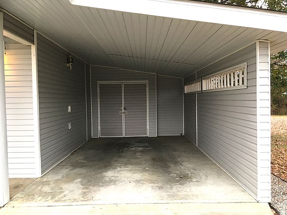 Carport with storage