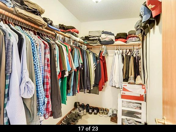 Large walk in closet