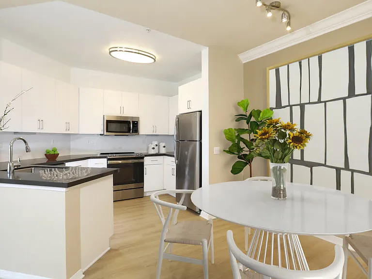 Kitchen with Stainless Steel Appliances