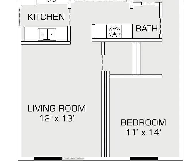 Floorplan with measurements