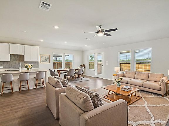 Virtually Staged Living Room