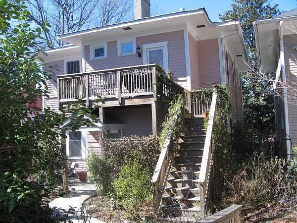 2nd floor Apartment in Heart of Little 5 Points from rear view