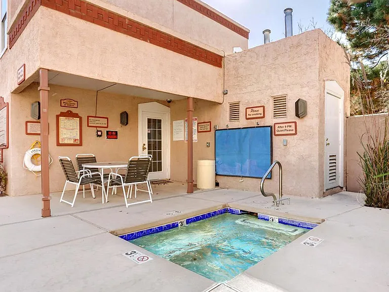 Relax with a soak in the hot tub.