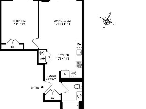 3rd image of 186 Huron St #2C