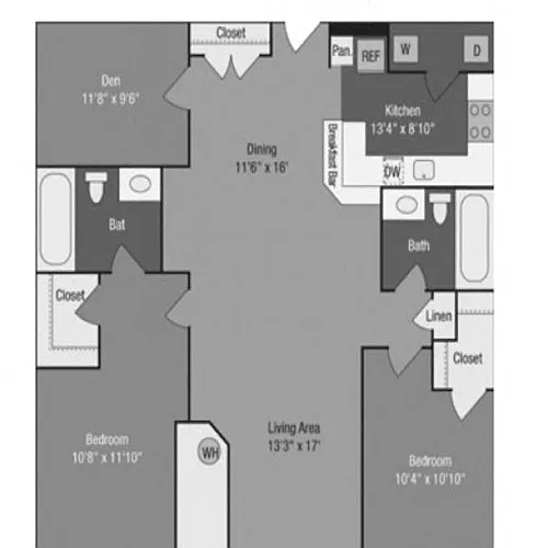 Floor plan B2D