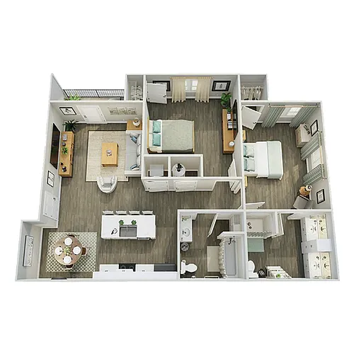 Floor plan B3C